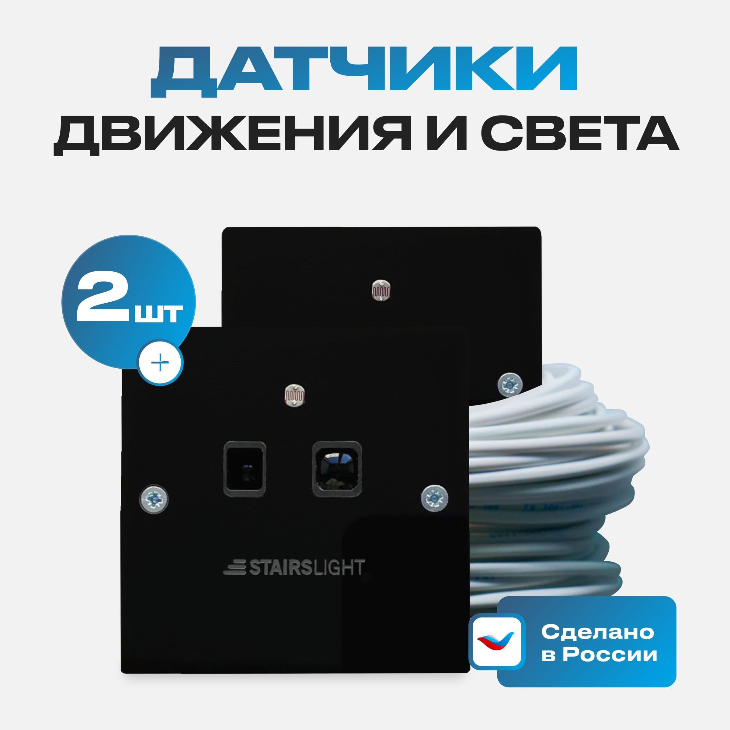 Датчик движения SLS, лицевая панель Standart, чёрная