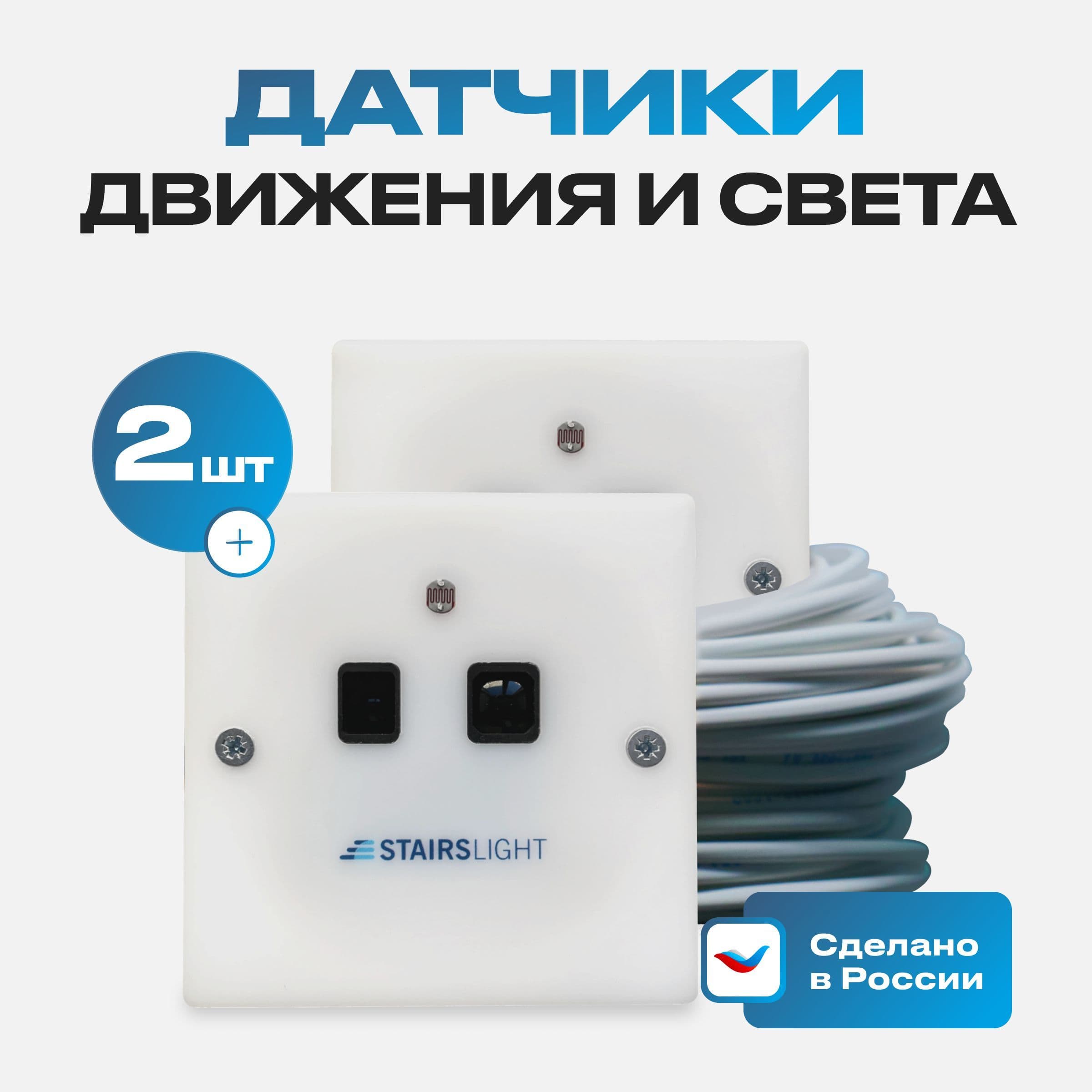 Датчик движения SLS, лицевая панель Standart, белая
